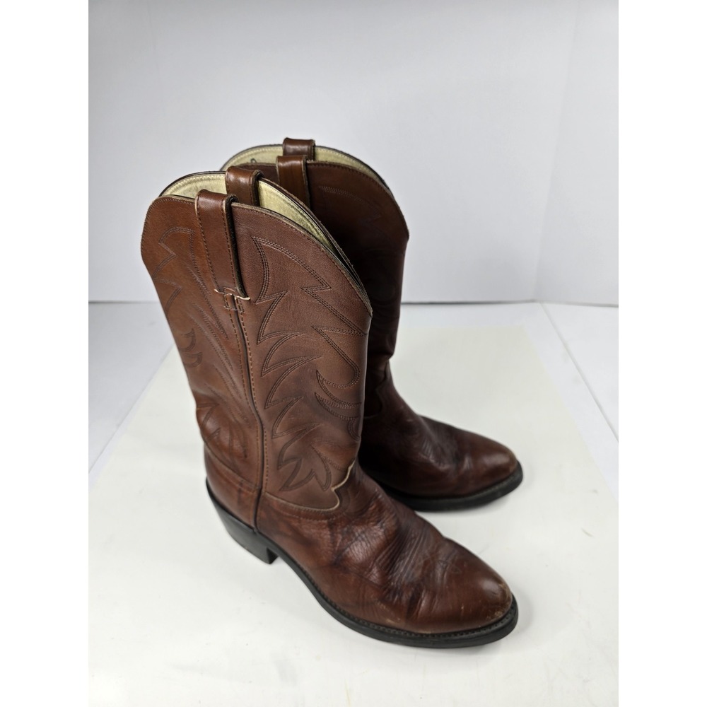 Durango TR674 Men's Brown Western Cowboy Boots Size 10EE Vintage Rodeo‎ Ranch